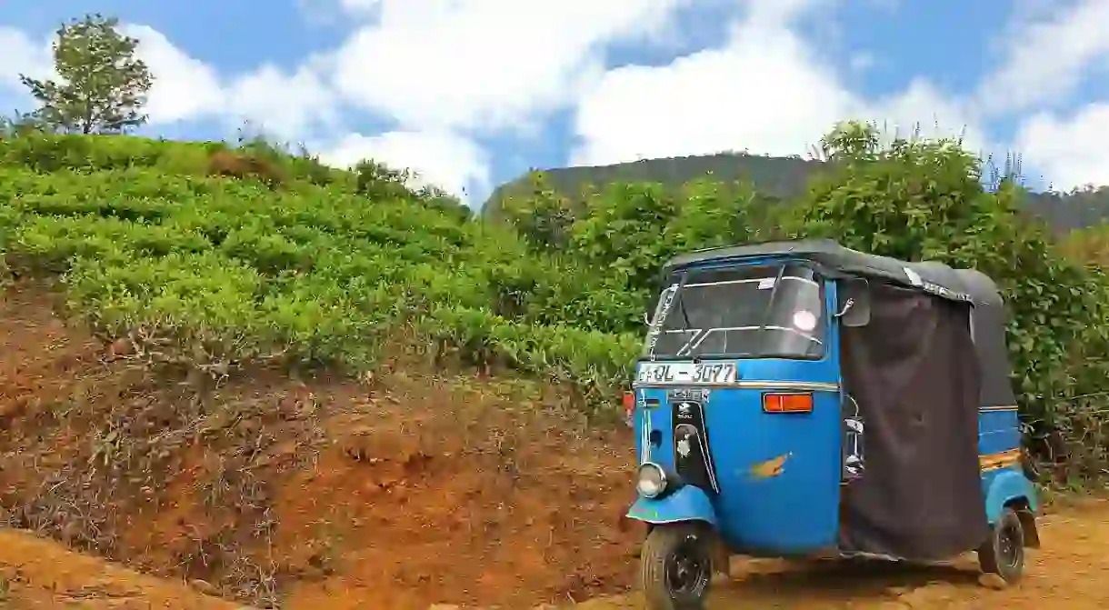 A mototaxi ready to go