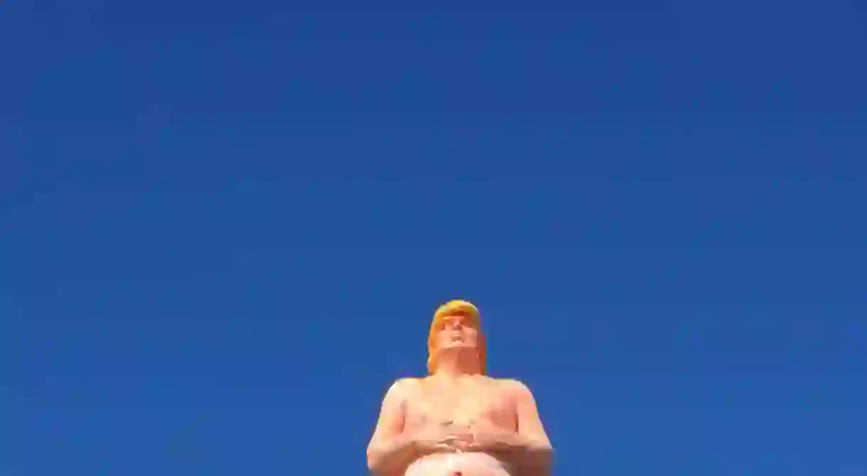 Naked Trump Statue Wynwood