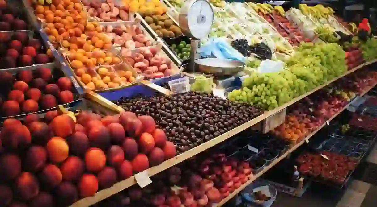 Take your pick of fruit and veg at the farmers market