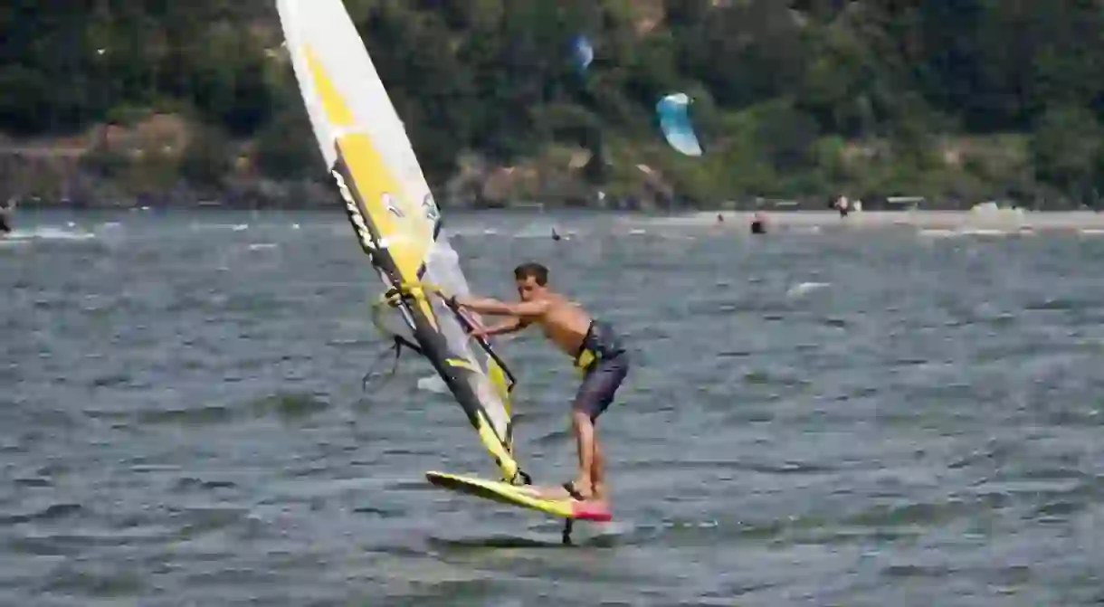 Windsurfer in Hood River, OR