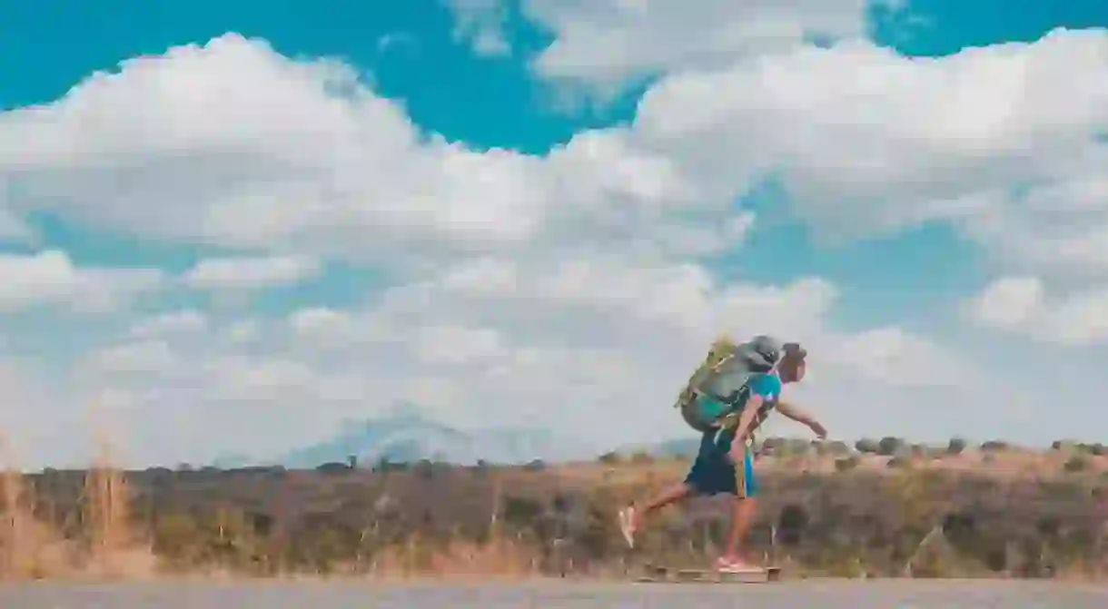 Zolati skating his way through Africa