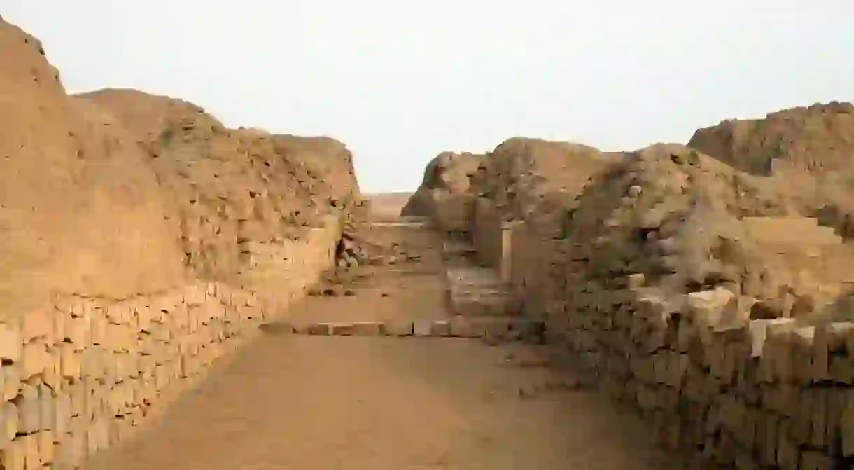 The ruins at Pachacamac