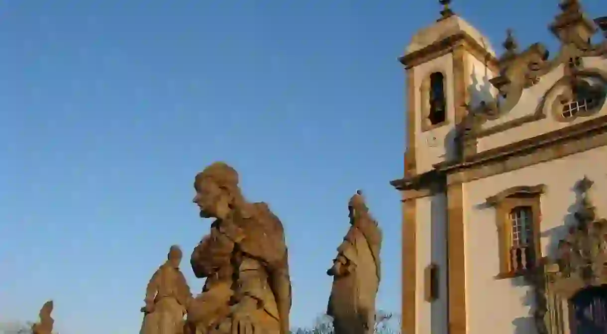 The Twelve Prophets of Aleijadinho in Congonhas, Minas Gerais