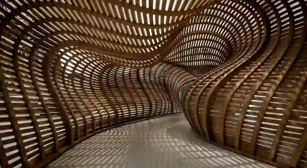 Drift by Matthias Pliessnig is one of the installations at the Renwick Gallery