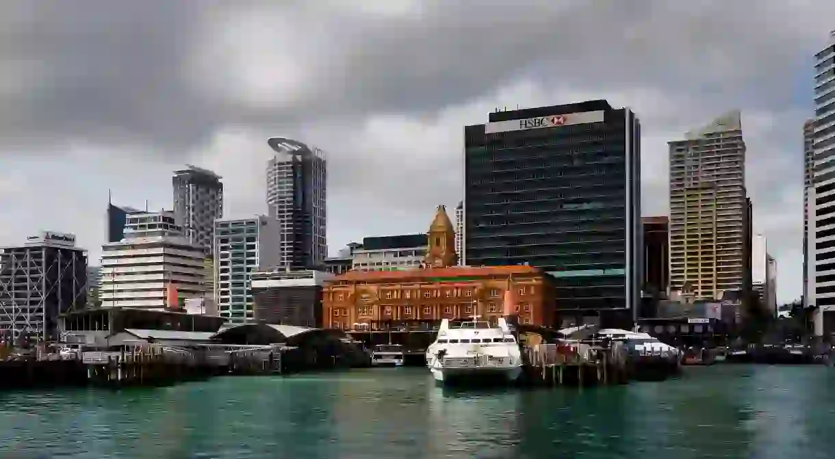 The Ferry Building and Terminal in Auckland