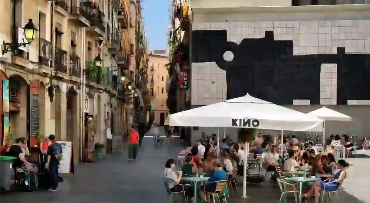 Terrace in El Raval