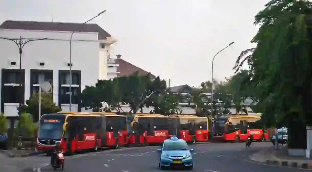 Transjakarta buses