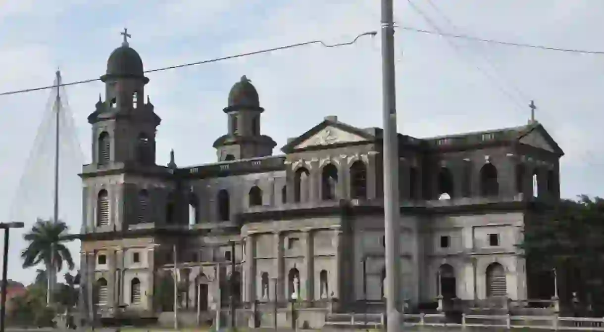 The Old Cathedral in Managua, Nicaragua