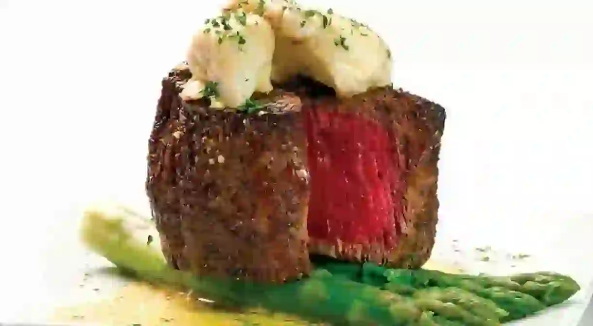 Perrys Steakhouse & Grille is one of many upscale restaurants in Dallas Uptown