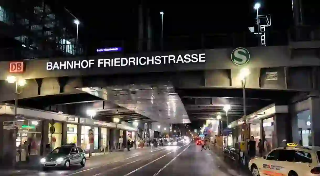 Bahnhof Friedrichstraße At Night