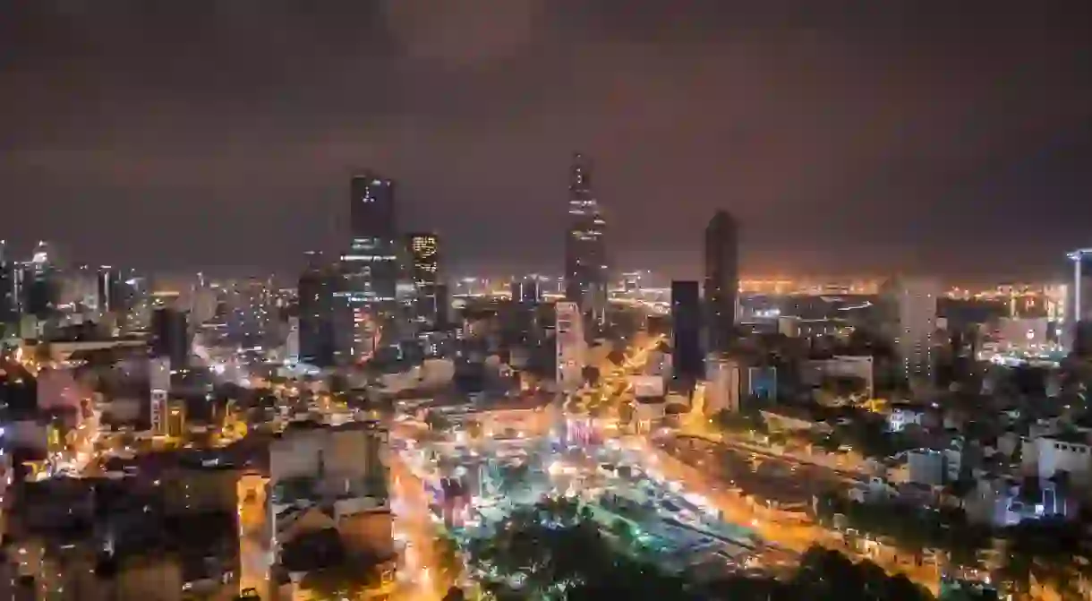 Ho Chi Minh City at night