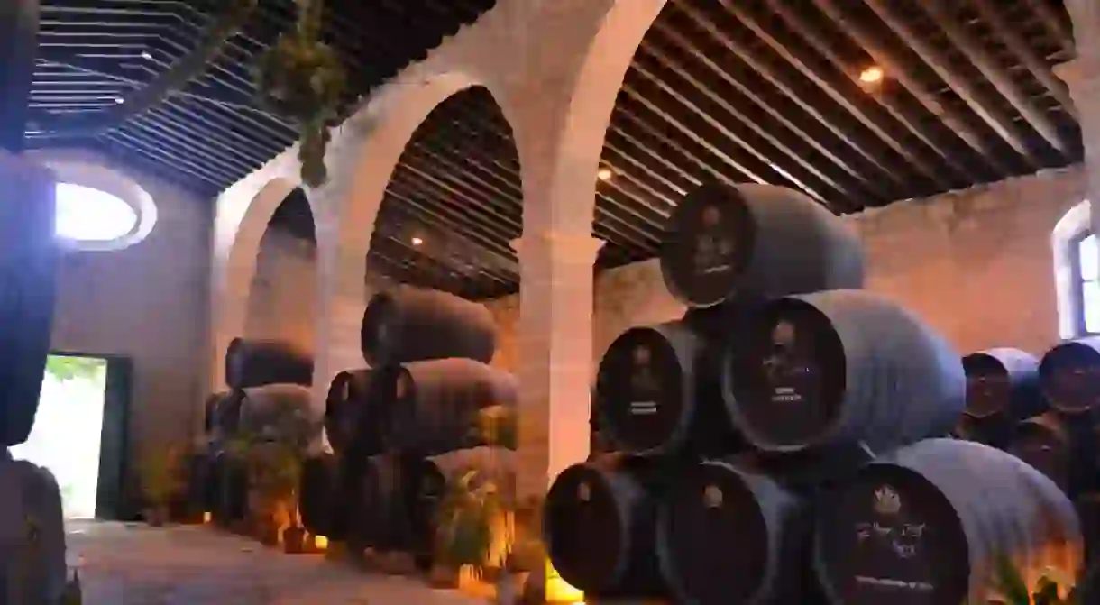 The Gonzalez Byass bodega in Jerez de la Frontera