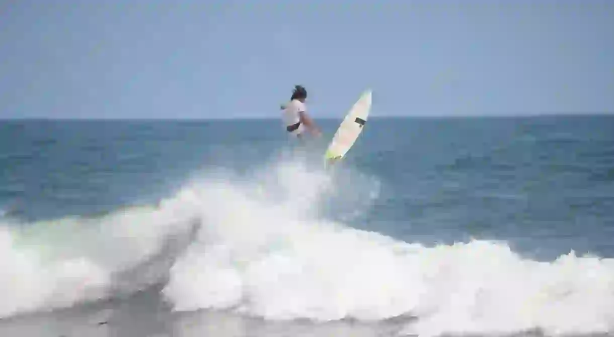 Surfing in El Salvador