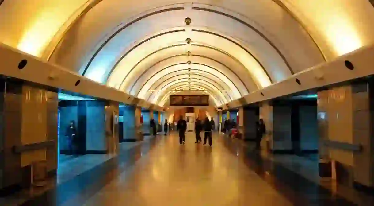 The underground station at Vukov Spomenik