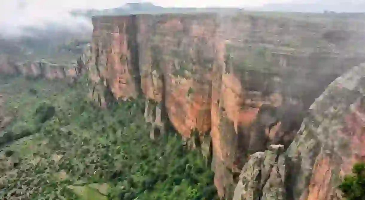 Escarpment in Tigray, the northern part of Ethiopia