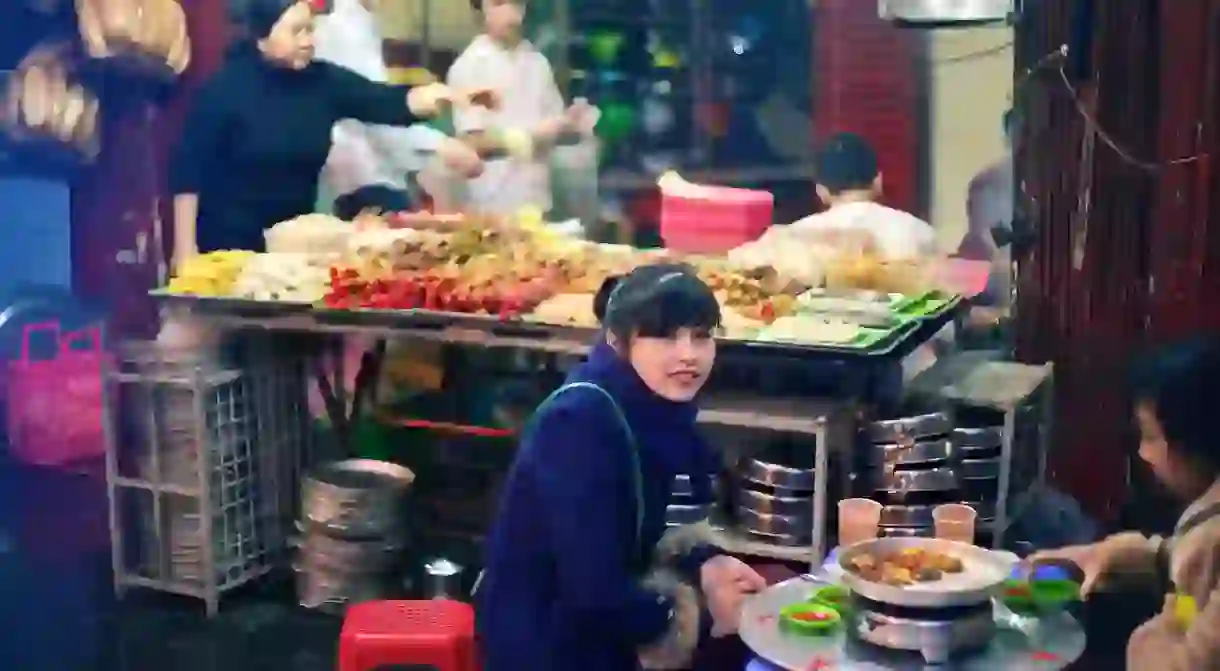 Street food in Hanoi, Vietnam