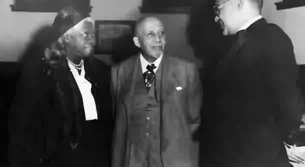 Anderson with W.E.B. DuBois