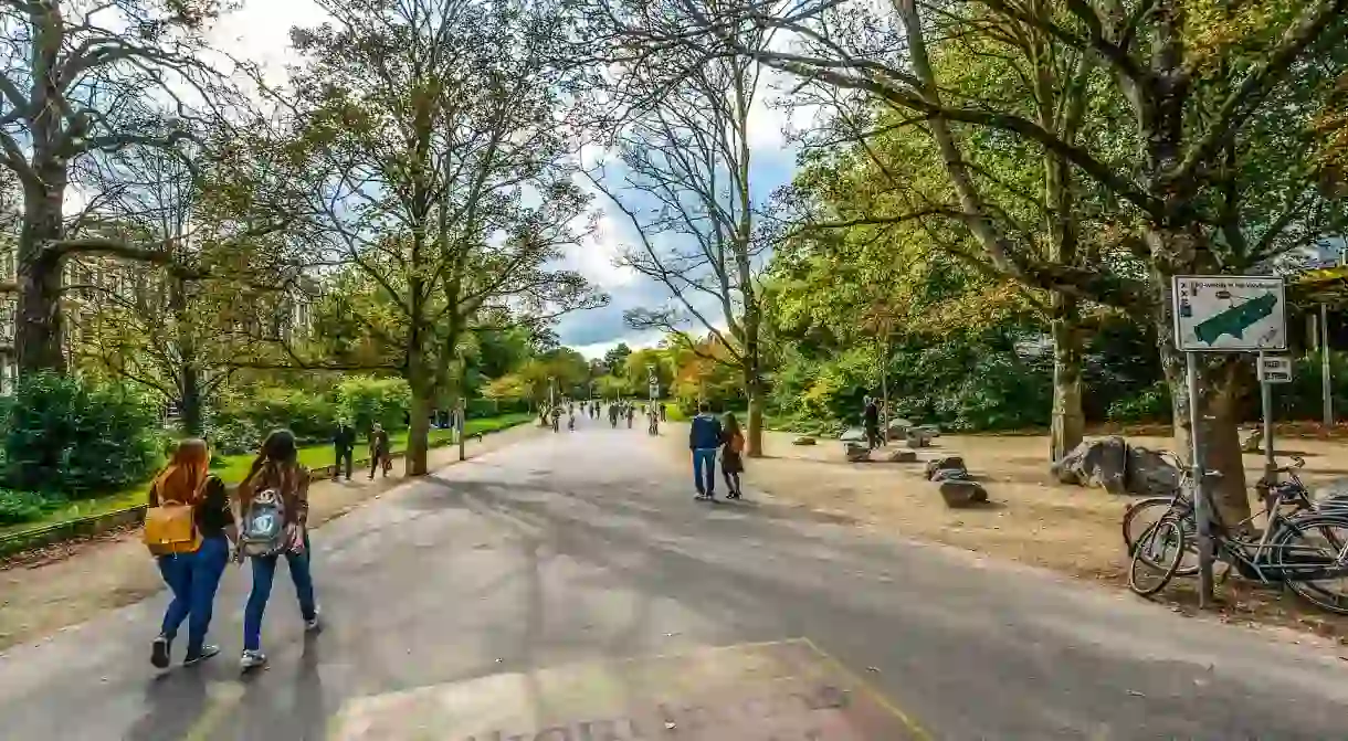 The entrance to Vondelpark