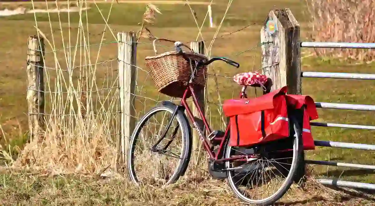 Bike in a countryside setting