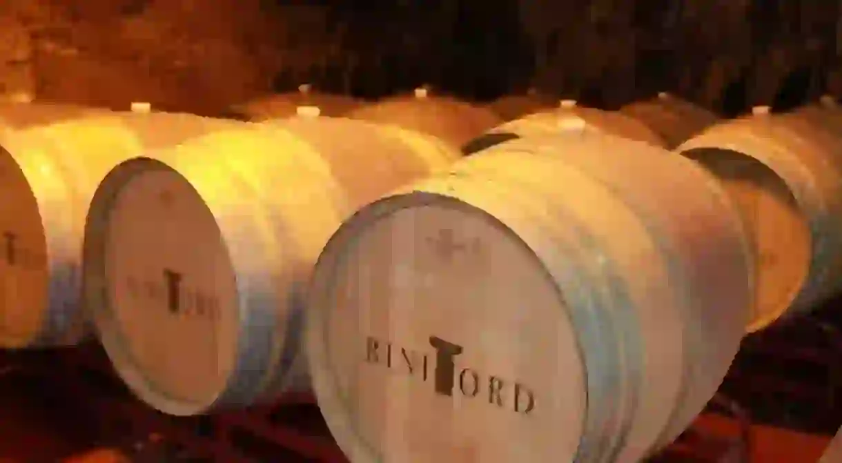 Wine barrels