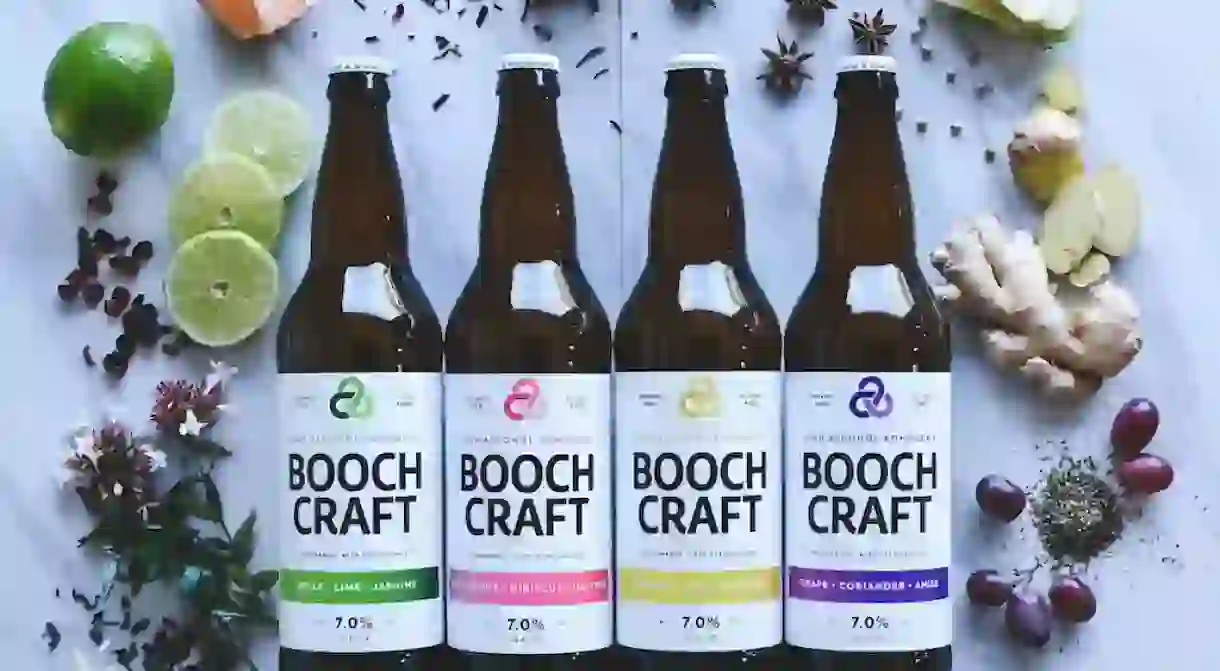 Boochcrafts four core flavors.