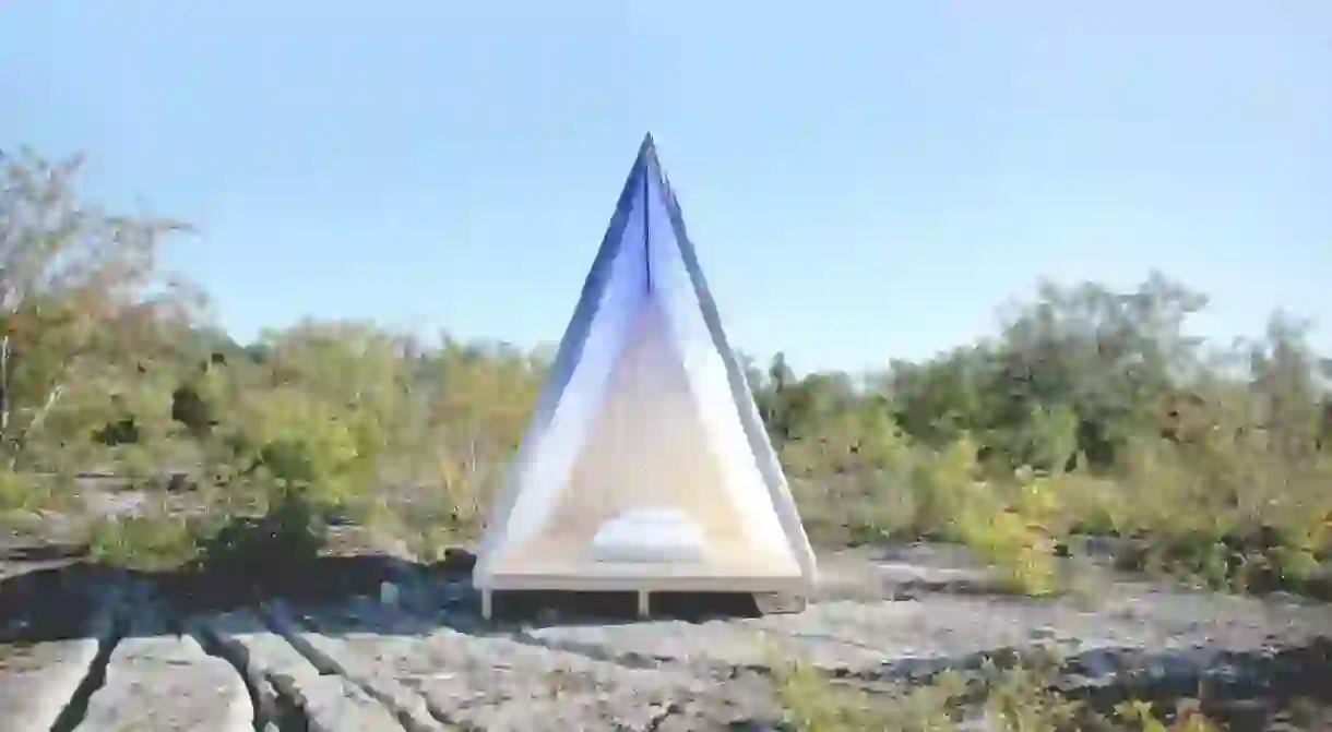 A-frame tent designed by DOH