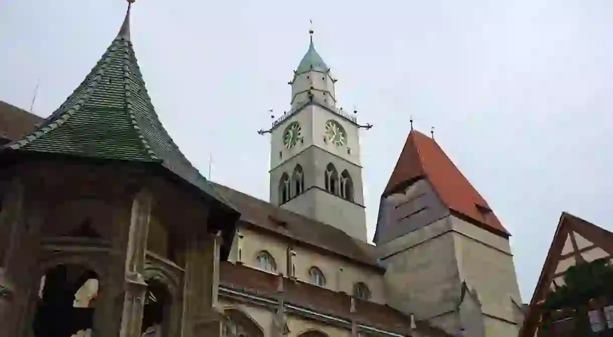 The church of St. Nikolaus looks out over the medieval town of Überlingen