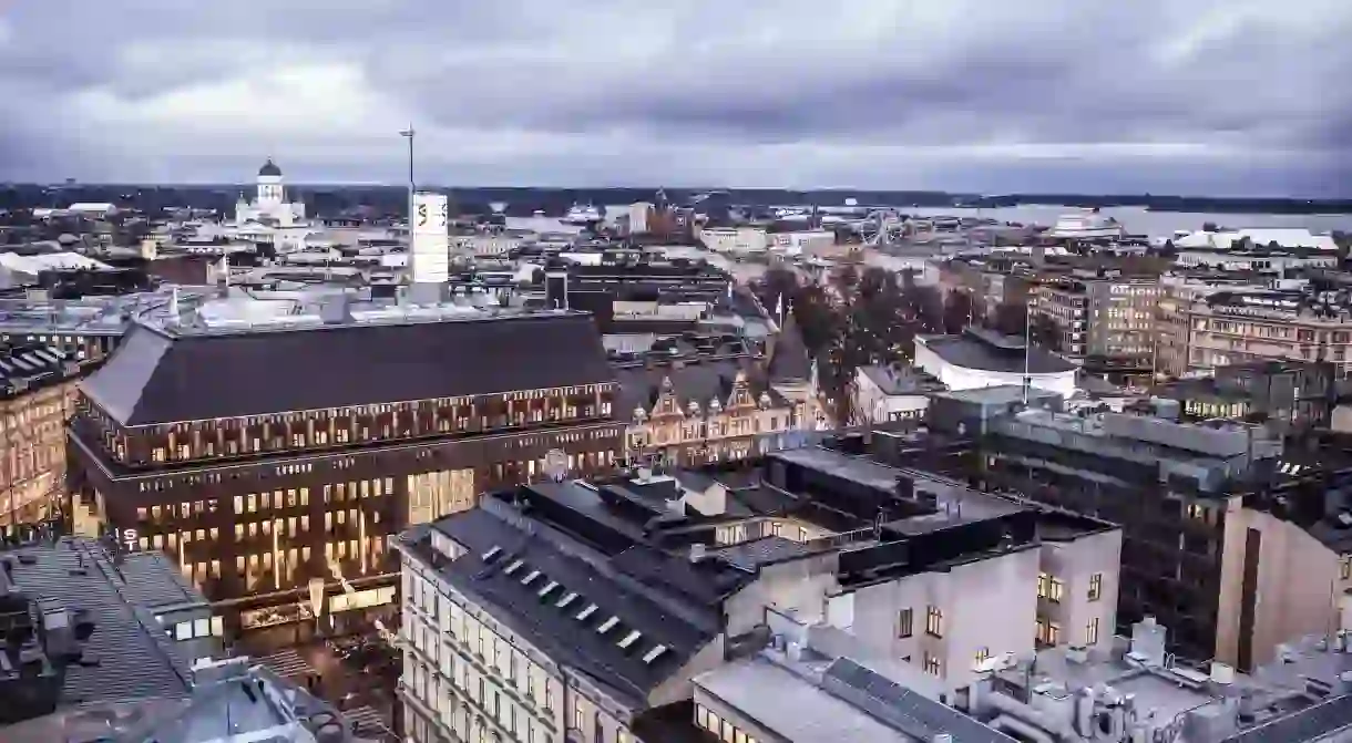 City views over Helsinki.