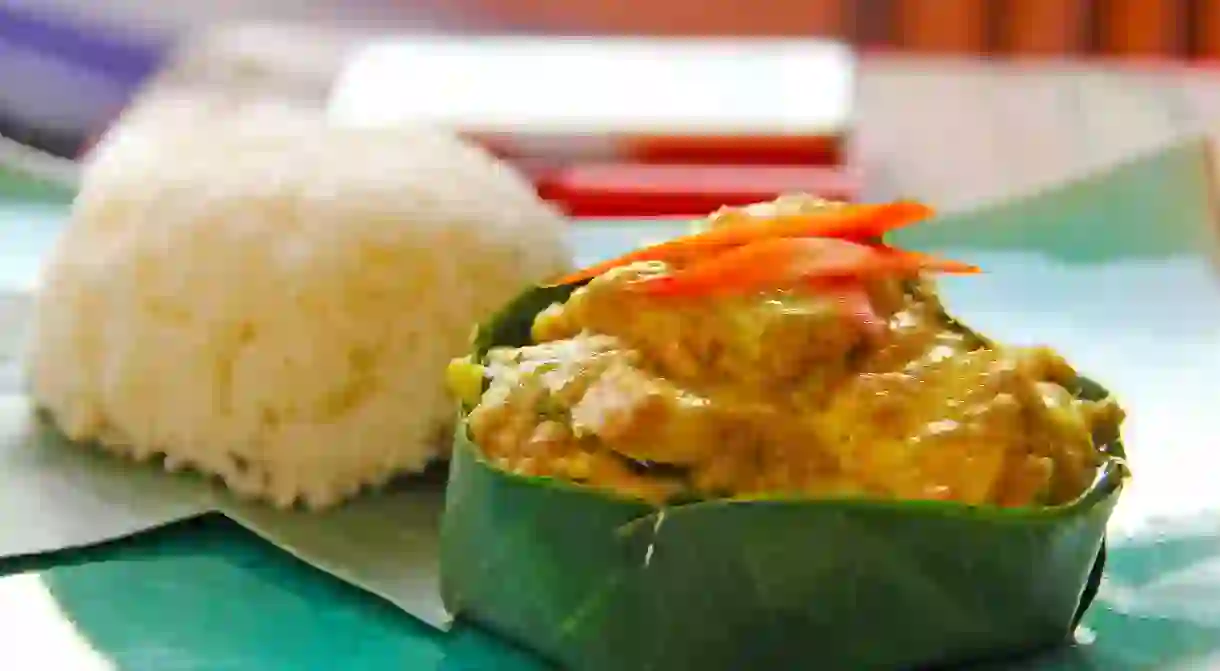 Fish amok is a signature Cambodian dish