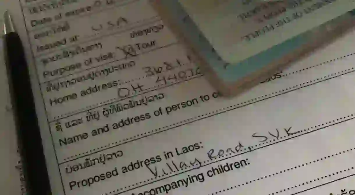 Lao Visa Form