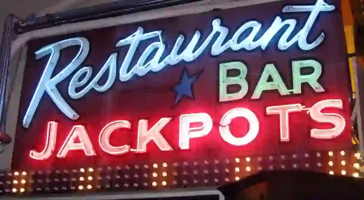 Neon sign on Fremont Street, Las Vegas