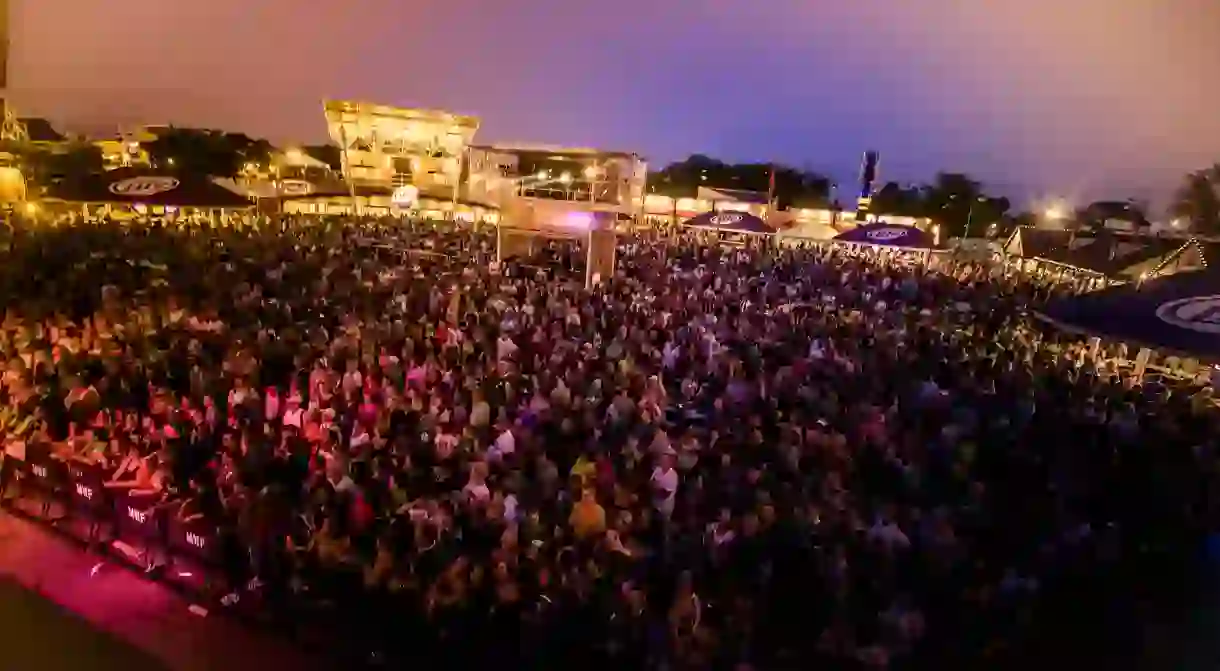 Milwaukee Irish Fest Night Crowd