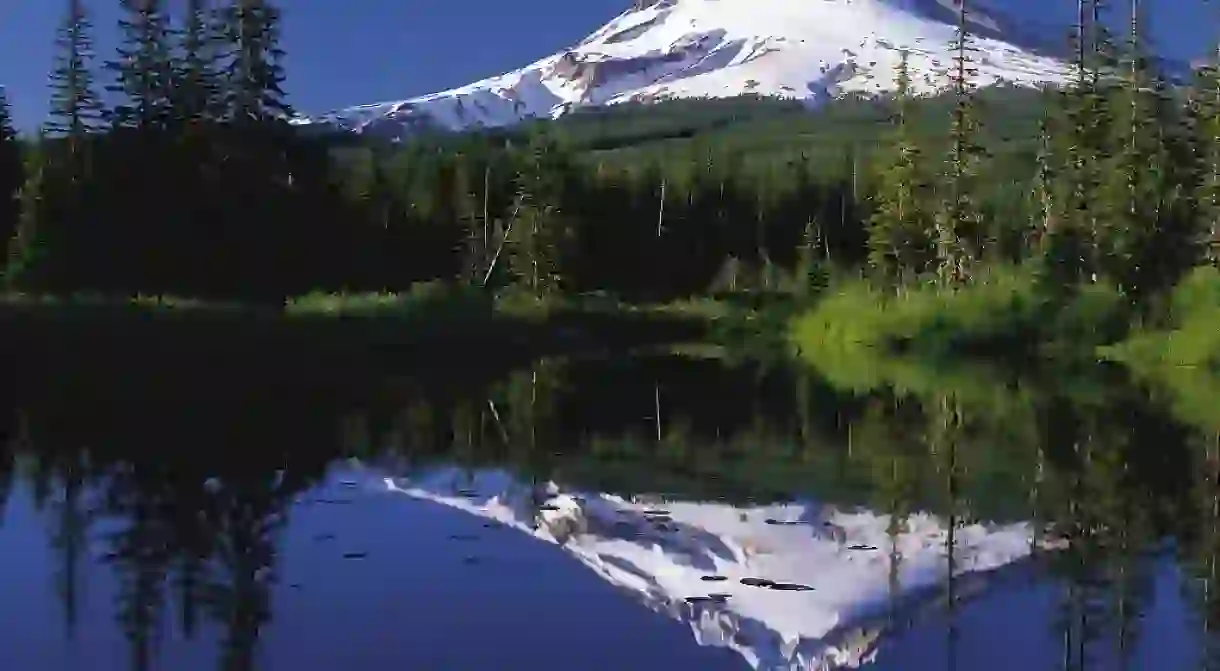 Mount Hood is the largest peak in all of Oregon