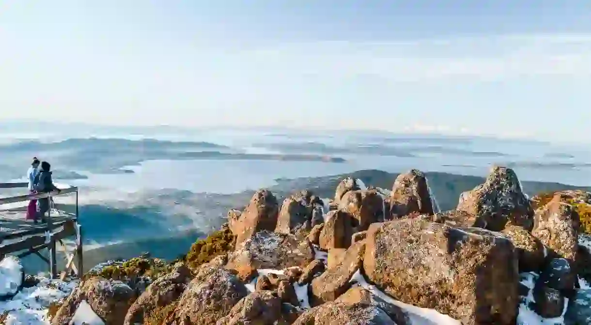 River Derwent from Mount Wellington