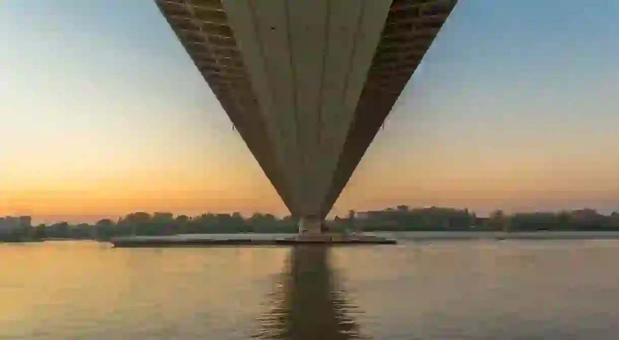 Liberty Bridge in Novi Sad