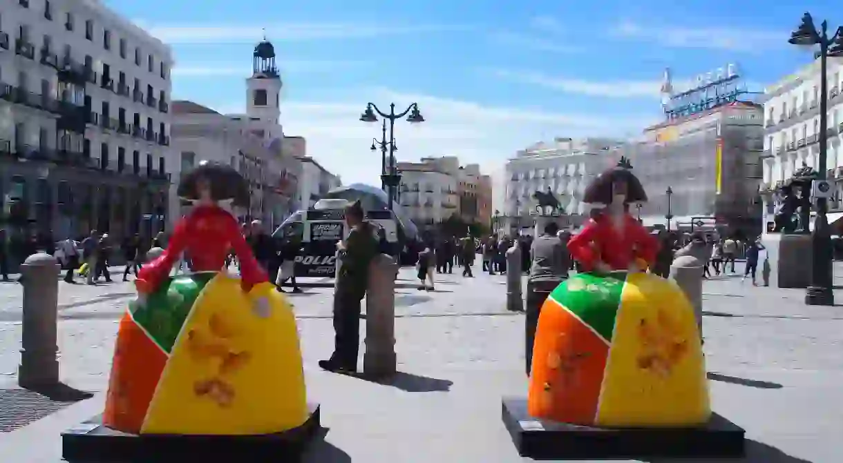 The Meninas on Madrids Puerta del Sol