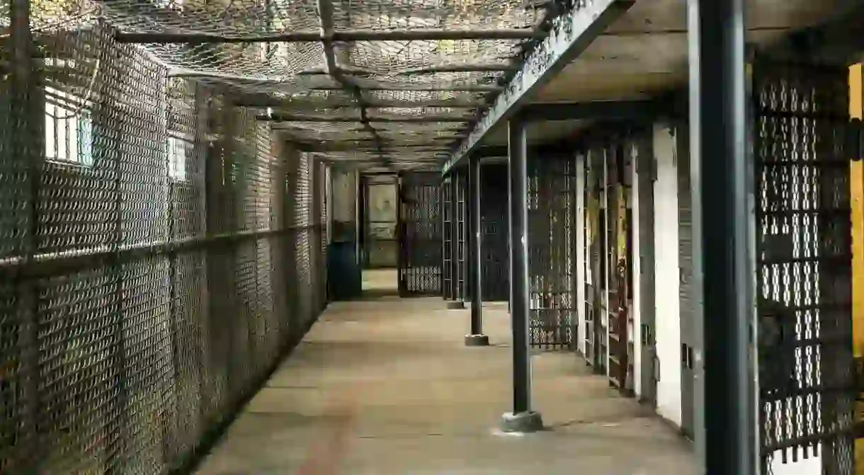 Inside view of a prison