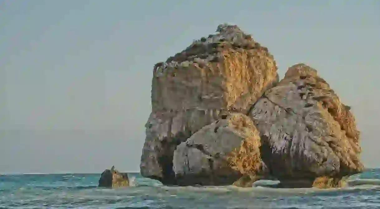 Swimming around the Aphrodite rock brings good luck and youth