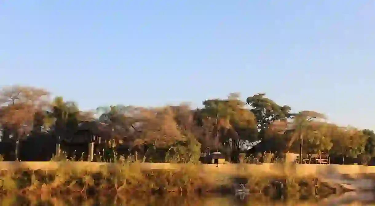 The landscape along the Cunene River, Namibia