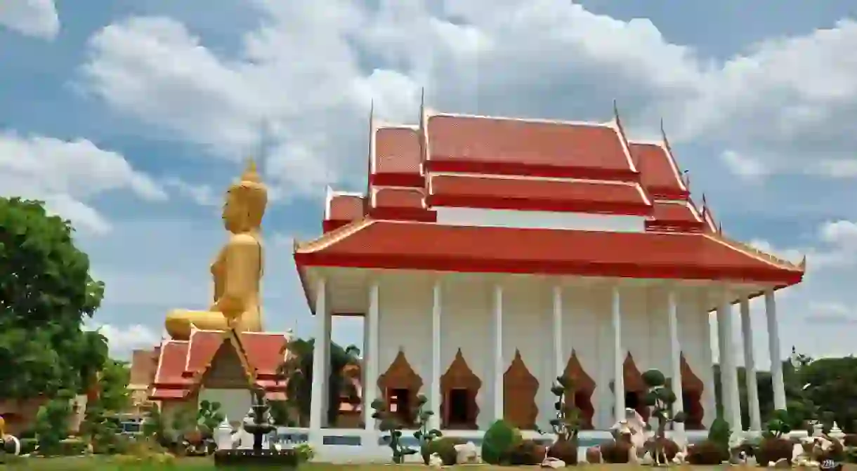 Buddha statue in Singburi, Thailand