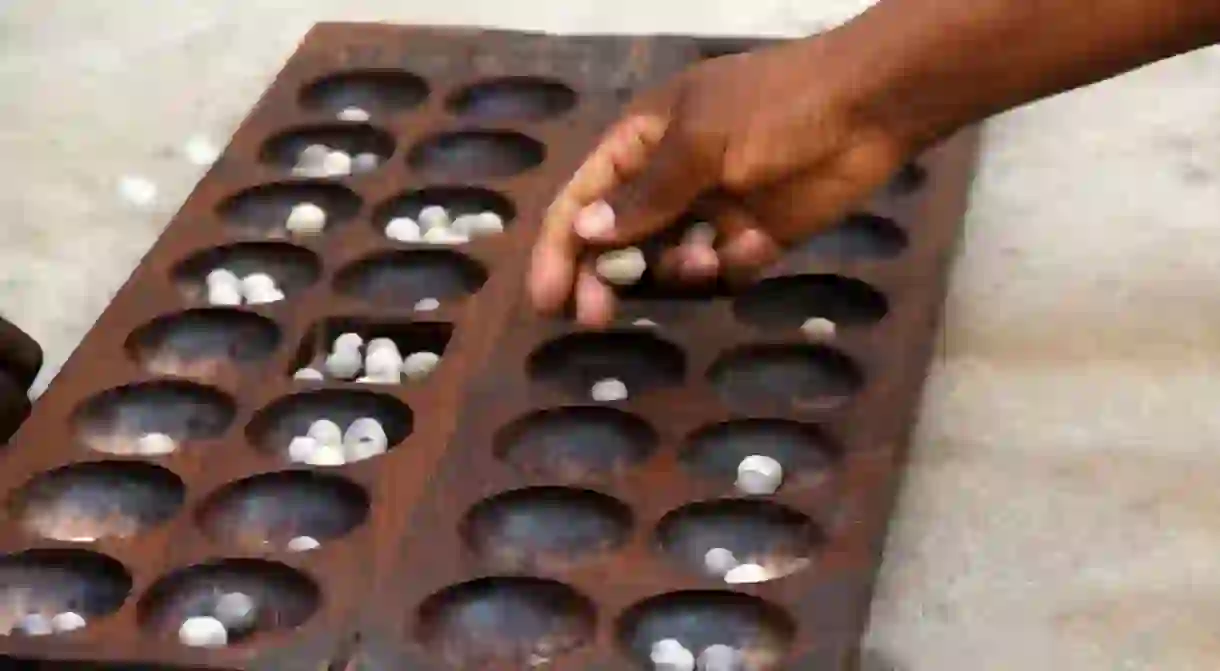 Nsolo or Mancala is a popular game played in Zambia