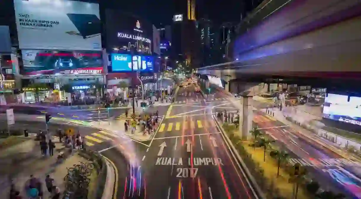 Night scene in Kuala Lumpur