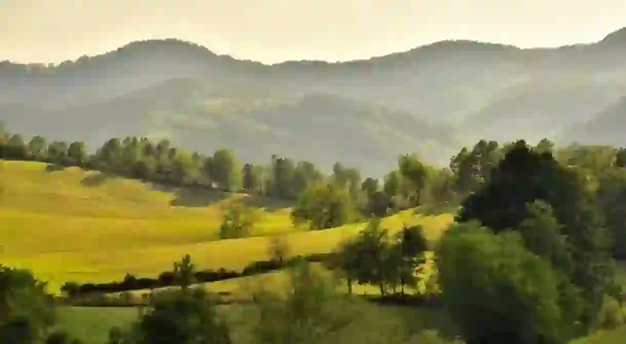 Landscape near the Rudnik Mountain in Serbia