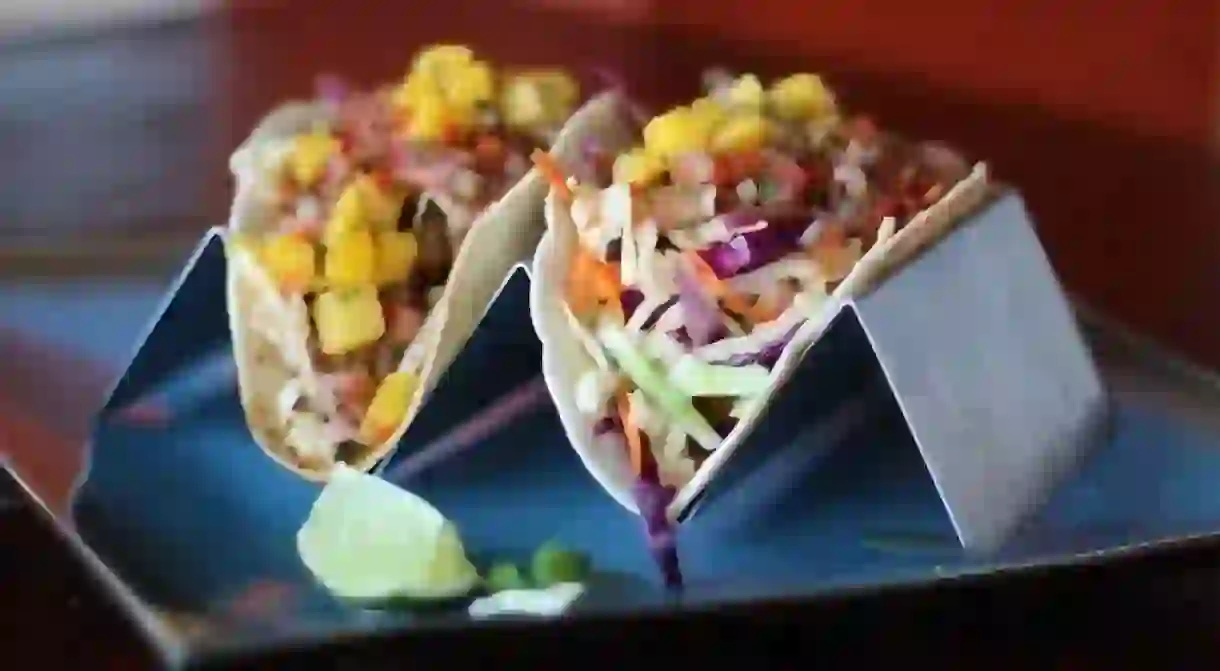 Seafood tacos