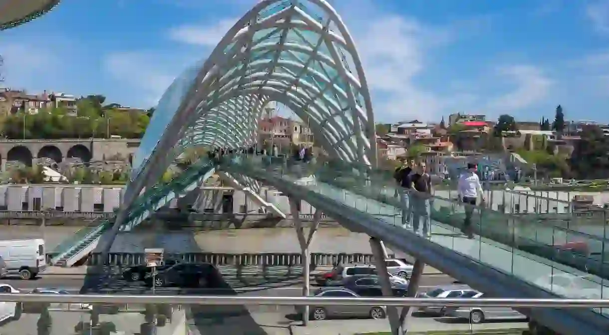 Peace Bridge in Tbilisi