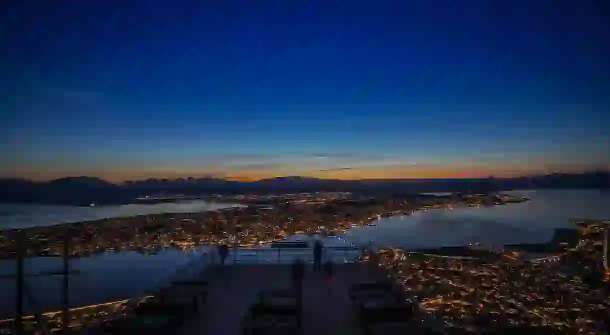 View of Tromsø from the Cable Car