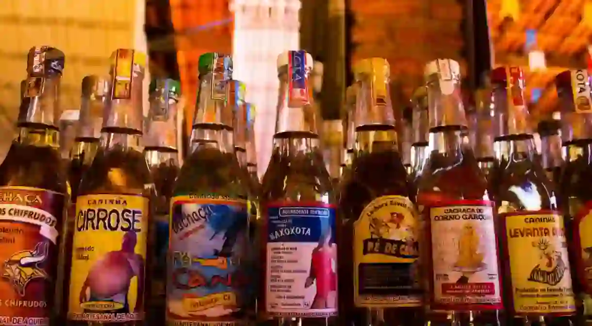 Brazil has many different brands of cachaça