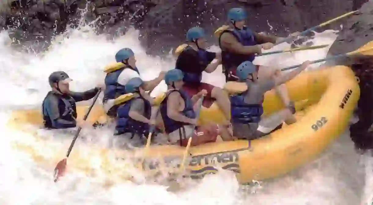 White-water rafting