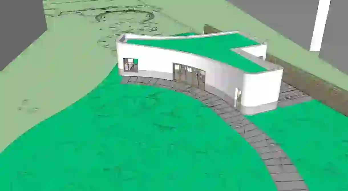 The plans of the 3D-printed house