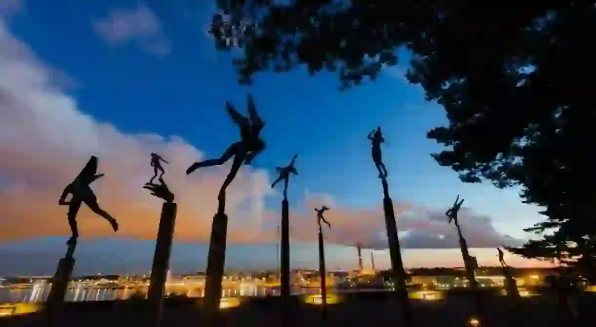 Millesgården at dusk